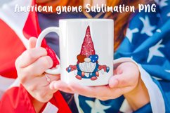 4th of July Patriotic gnome. Sublimation, PNG. Product Image 1