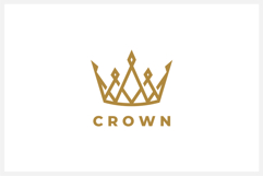 Crown Logo Design Vector Illustration Product Image 2
