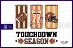 Touchdown Season Png, Fall Football PNG Design Product Image 1