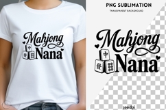 Mahjong quote png design for T-shirts Product Image 1