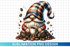 Coffee Gnome Sublimation Clipart Bundle Product Image 2