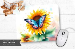 Sunflower And Dreamcatcher Mouse Pad PNG Design Product Image 1