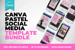 Canva Pastel Social Media Template Bundle Product Image 1