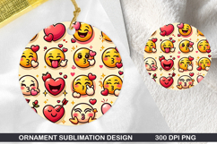 Valentine Stained Glass Ornament PNG, Digital Download File Product Image 1