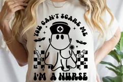 You Can’t Scare Me I’m a Nurse Svg, Nurse Halloween Svg Product Image 2