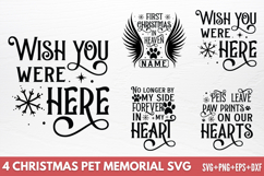 Christmas Pet Memorial SVG Product Image 1