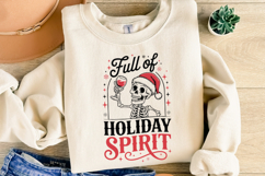 Full of Holiday Spirit Svg | Christmas Svg | Shirt Svg Product Image 1