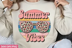 Summer Vibes PNG, Vintage Summer Sublimation PNG Product Image 2