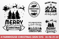 Farmhouse Christmas Sign SVG Product Image 1