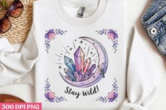 Stay Wild PNG, Crystal Sublimation PNG Product Image 2