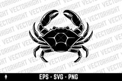 Crab illustrations in vector. Design elements Product Image 1