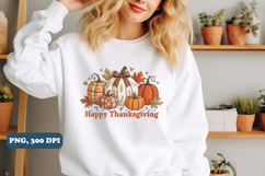 Happy thanksgiving png sublimation, PNG Designs Product Image 2