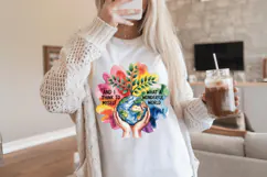 And I think to myself what a wonderful world PNG Sublimation Product Image 1