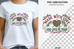 Christmas crochet png design for T-shirts Product Image 1