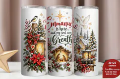 Christmas Feels Lighter Jesus PNG, Christian Snowman Christm Product Image 2