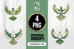 Watercolor Dove Bird Clipart PNG Product Image 1