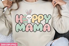 Hoppy Mama PNG, Retro Easter Sublimation PNG Product Image 2
