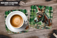Farm Animals Square Coaster PNG Bundle, Farm Animals PNG Product Image 2