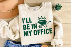 I'll be in my Office svg Design | Svg Cut Files | Shirt Svg Product Image 2
