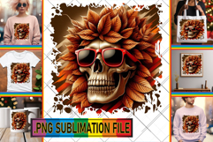 Vibrant TOTE BAG Magic PNG, Skull Product Image 1