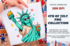 Statue of Liberty PNG | Patriotic Sublimation DTF Product Image 2