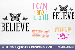 Motivational Quotes Designs SVG Product Image 1