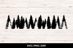 Evergreen Forest Trees SVG Product Image 1