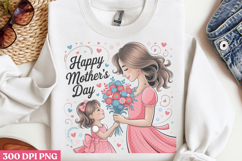 Floral Mama Mom Sublimation PNG Product Image 2