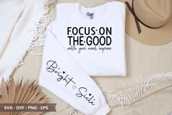 Positivity T-shirt Designs SVG Bundle, Sleeve T-shirt Product Image 6