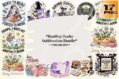 Whimsical Book Lover PNG Bundle Product Image 1