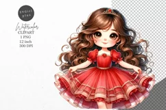 Princess clipart, Nursery clipart, Fantasy clipart, Product Image 1