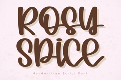 Rosy Spice - Handwritten Script Font Product Image 1