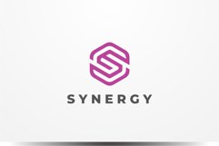 Synergy - Letter S Hexagon Logo Template Product Image 1