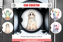 Car Coaster Pastel Necromancer Ghost Product Image 1