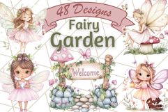 Fairy Garden PNG Clipart, Whimsical Magical Elements Png Product Image 1