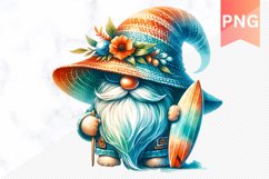 Summer Gnome Sublimation - Clipart PNG Bundle Product Image 2
