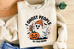 I Ghost People Svg | Halloween Svg | Shirt Svg Product Image 1