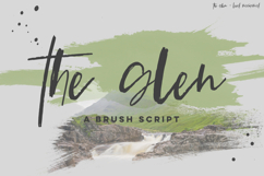 The Glen Brush Script Product Image 1