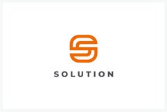 Letter S round logo design vector template Product Image 1