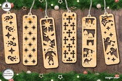 Nativity Bookmarks Laser Cut Bundle | Glowforge | SVG Product Image 1