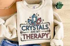 Crystals are my therapy Svg | Halloween Svg | Shirt Svg Product Image 2