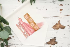 Mum Baby Bump Dress Sublimation Design| 2 PNG Files Product Image 2