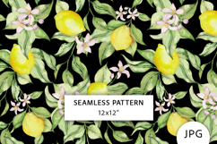 Lemons Seamless Pattern, Digital Paper Product Image 1