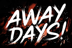 Away Days - Modern Brush Typeface Product Image 1