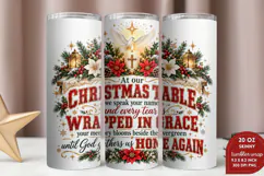Christmas Memorial 20oz Tumbler Wrap, Remembrance Christmas Product Image 2