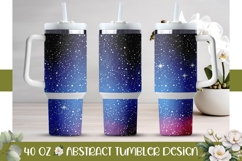 Sky Tumbler Design, Glitter 40 Oz Tumbler Template Product Image 1