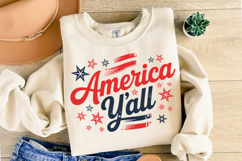 America y&#039;all svg | 4th of july Svg | Shirt Svg Product Image 2