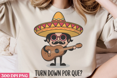Turn Down Por Qué PNG, Cinco De Mayo Sublimation PNG Product Image 2