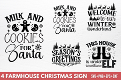 Farmhouse Christmas Sign SVG Product Image 1