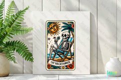 Whimsical Skeletal Tarot Card Clipart Product Image 3